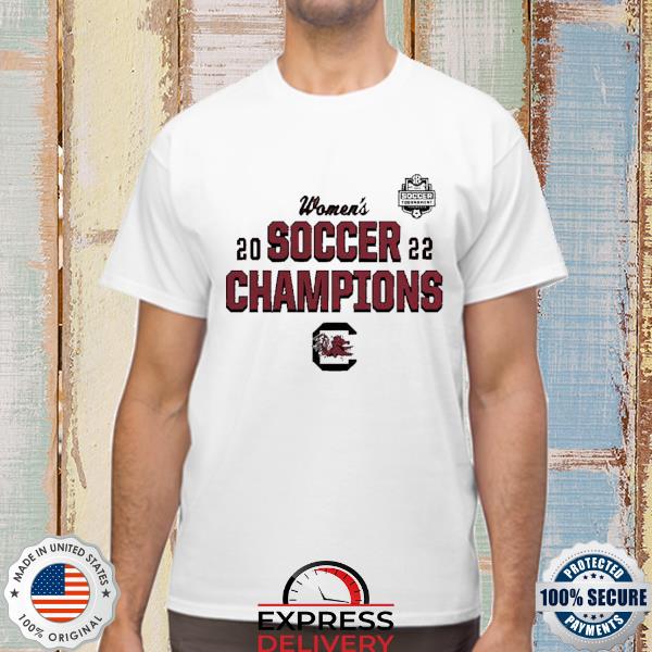 Official South Carolina Gamecocks 2022 Sec Womens Soccer Conference Tournament Champions T-Shirt