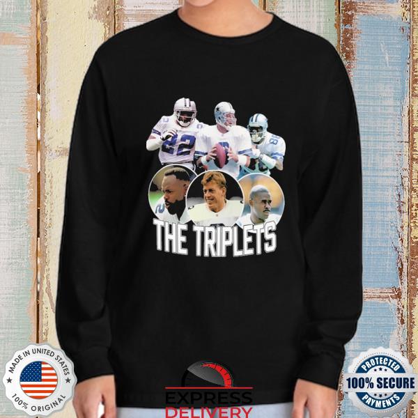 Dallas Cowboys Dak Prescott and Troy Aikman and Michael Irvin the triplets  shirt - Limotees