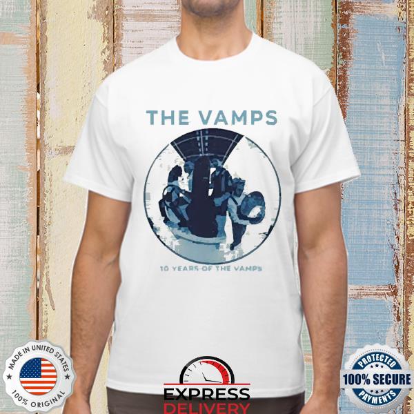 Official The vamps 10 years natural shirt