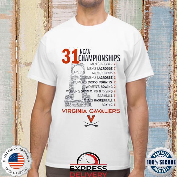 Official Virginia Cavaliers 31 NCAA Championships T-Shirt