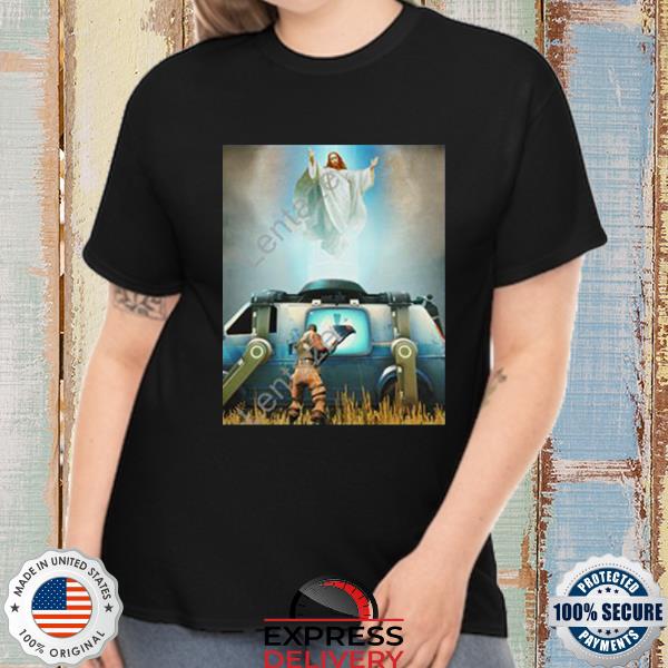 Official Wearable Clothing Merch Jesus Resurrection X Fortnite Shirt