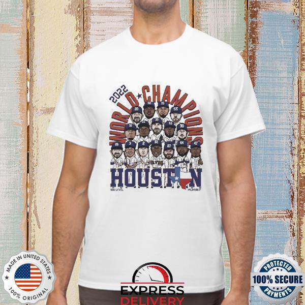 Official World Champions Houston Baseball Champs 2022 Caricature shirt