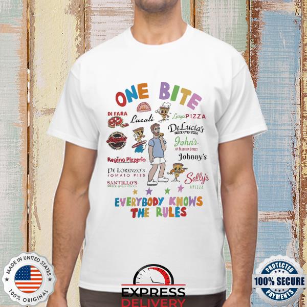 One Bite Graphic Pocket T Shirt