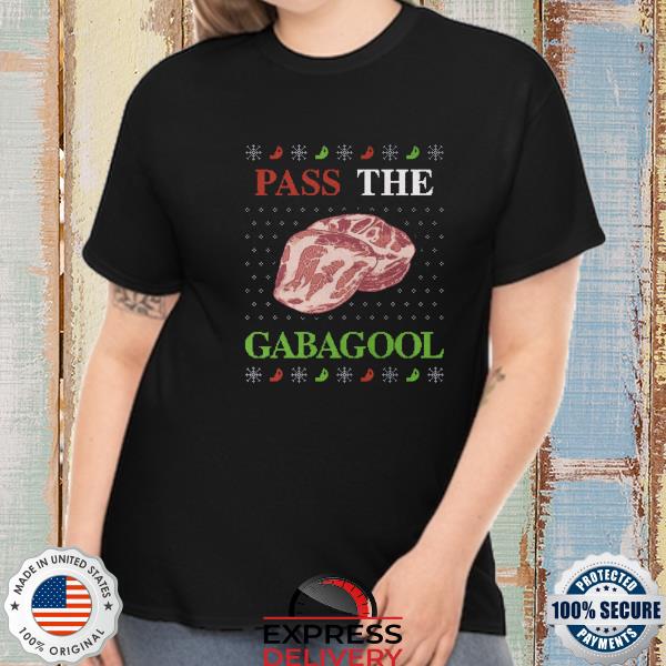 Pass the gabagool tacky ugly Christmas sweater