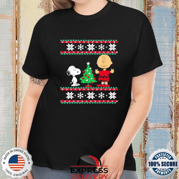 Peanuts Snoopy And Charlie Christmas Ugly Christmas Sweatshirt