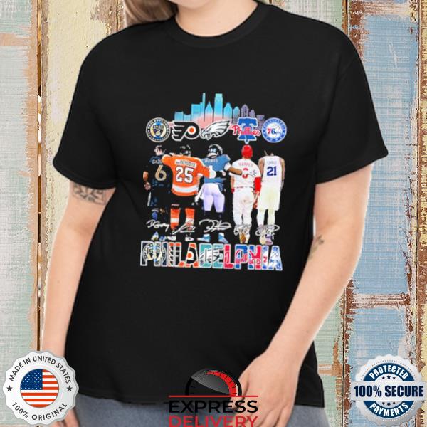 Philadelphia Phillies Harper Eageles Hurts And 76ers Embiid T