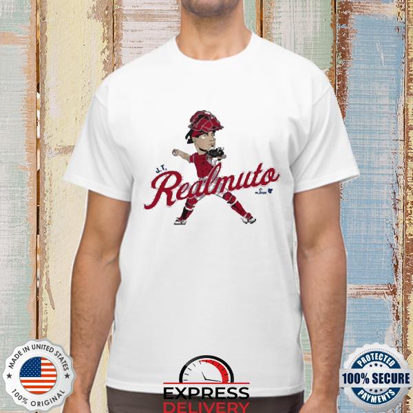 J.T. Realmuto Philadelphia Phillies baseball player cartoon caricature shirt,  hoodie, sweater, long sleeve and tank top