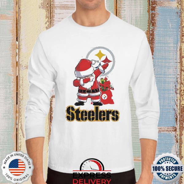 Pittsburgh Steelers Nfl Santa Dabbing Football Christmas Shirt, hoodie,  sweater, long sleeve and tank top