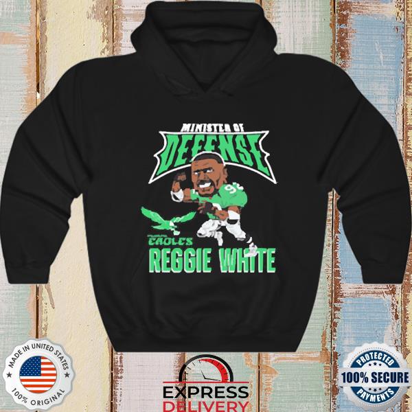 Reggie White Philadelphia Eagles Caricature Retired Player Tri-Blend Shirt,  hoodie, sweater, long sleeve and tank top