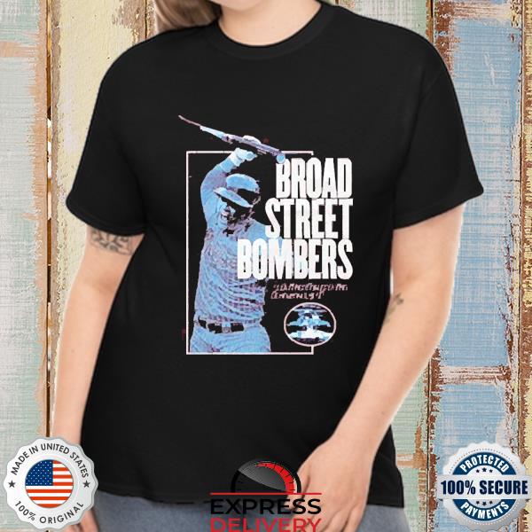 Rhys Hoskins Broad Street Bombers Philadelphia Phillies Baseball T-Shirt