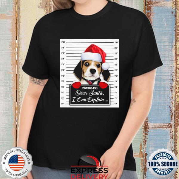 Santa Beagle dear santa I can explain 2022 Christmas Sweater