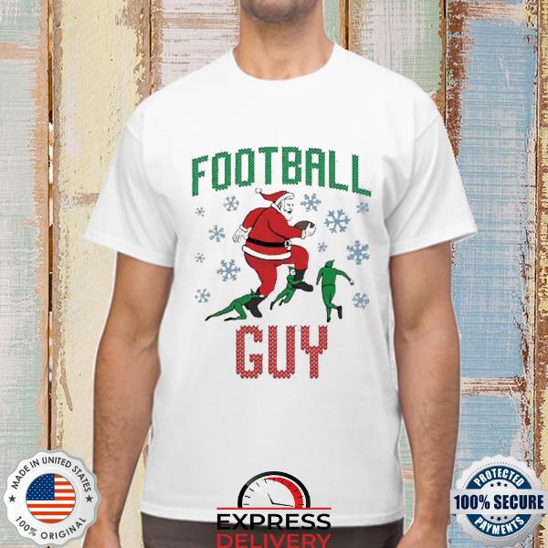 Santa claus football guy 2022 ugly Christmas sweatshirt