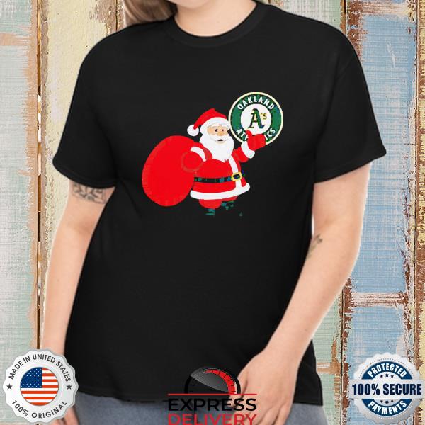 Santa Claus Oakland Athletics Mlb Christmas 2022 Shirt