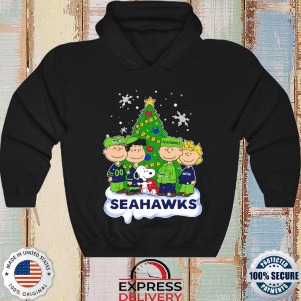 Seattle Seahawks Are Coming To Town Snoopy Christmas T-Shirt - T-shirts Low  Price