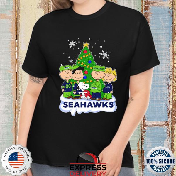 Snoopy The Peanuts Seattle Seahawks Christmas Sweatshirt