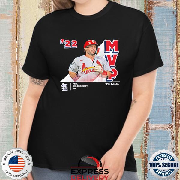 Fanatics Branded Men's Fanatics Branded Paul Goldschmidt Red St. Louis  Cardinals 2022 NL MVP - T-Shirt