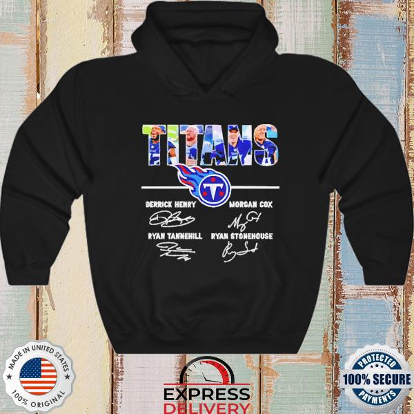 Tennessee Titans Derrick Henry Morgan Cox Ryan Tannehill And Ryan Stonehouse  Signatures shirt, hoodie, sweater, long sleeve and tank top