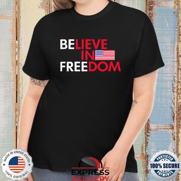 The Officer Tatum Merch Believe In Freedom America Flag Shirt