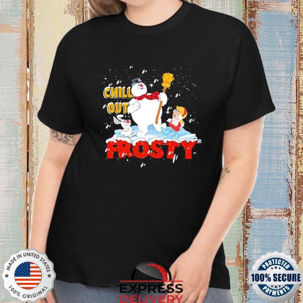 Tv show chilly out frosty graphic Christmas sweater