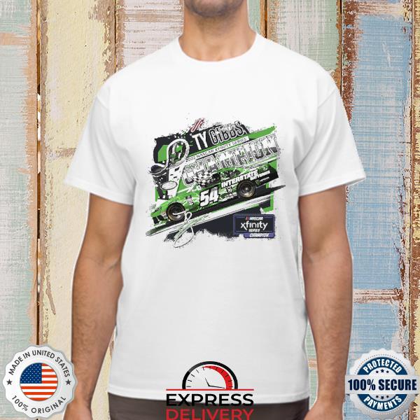 Ty Gibbs Joe Gibbs Racing Team Collection 2022 NASCAR Xfinity Series Champion Shirt