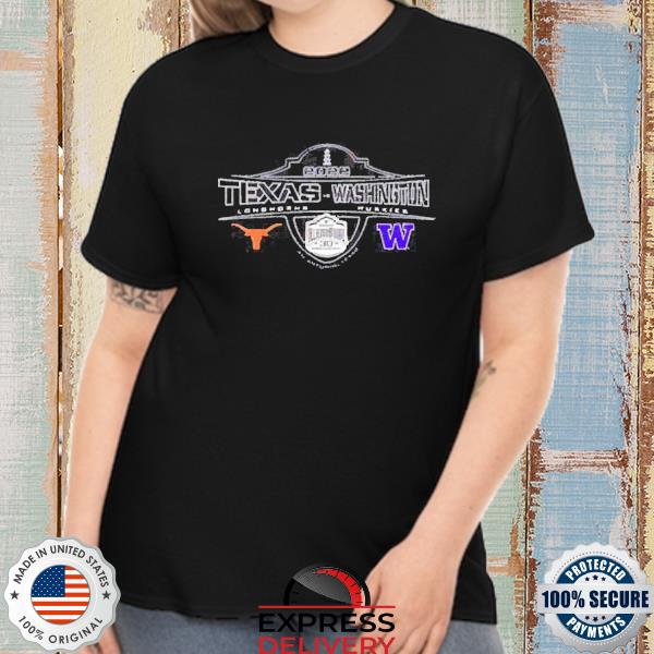 2022 Valero Alamo Bowl 2-Team Texas Longhorns And Washington Huskies T-Shirt