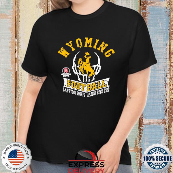 2022 Wyoming Cowboys Football Barstool Sports Arizona Bowl Shirt