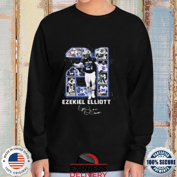 21 ezekiel elliott mvp Dallas Cowboys signature shirt, hoodie, sweater,  long sleeve and tank top