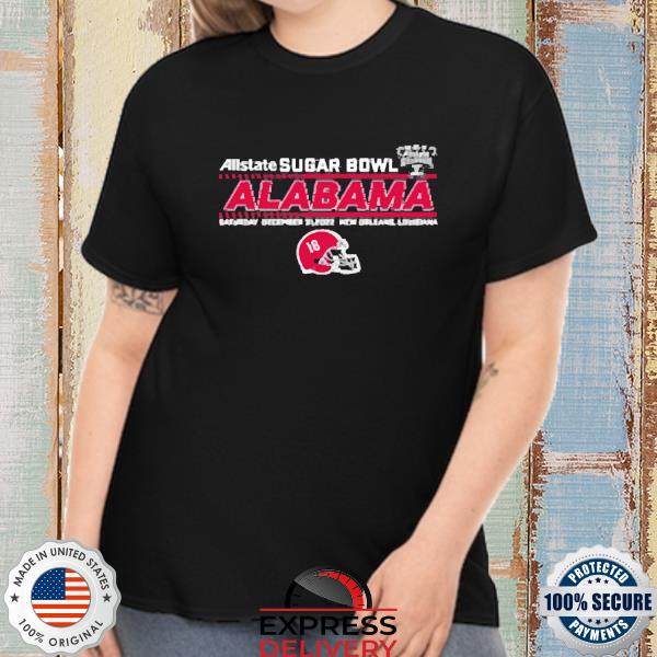 Allstate Sugar Bowl 2022 Alabama Team Helmet Fleece Shirt