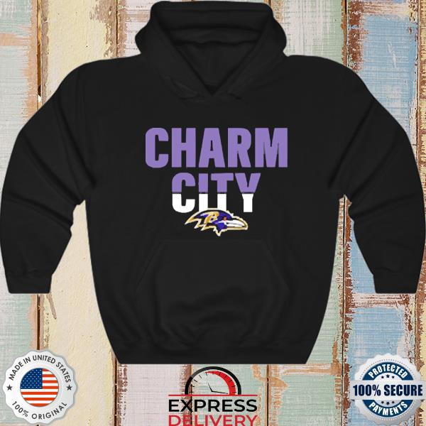 Baltimore Ravens Charm City logo 2022 T-shirt