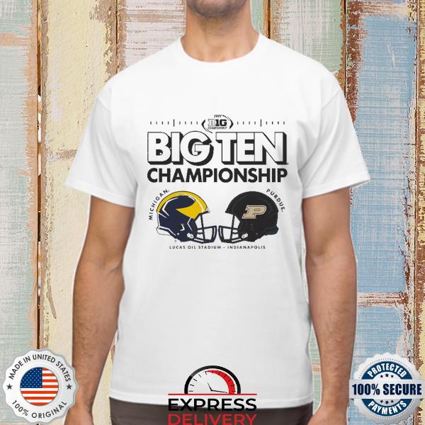 Blue84 university of michigan big ten championship game gray head-to-head shirt