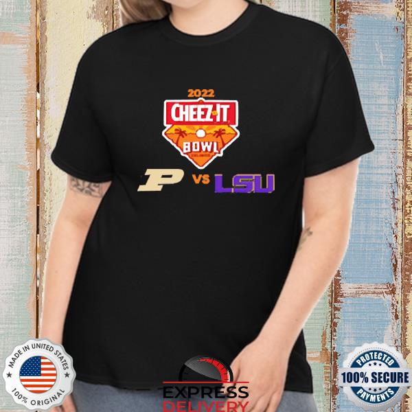 Cheez-It Bowl 2022 Purdue Vs Lsu Matchup White Shirt