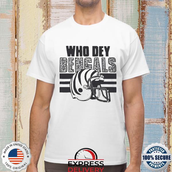 CincinnatI bengals white bengal homage shirt