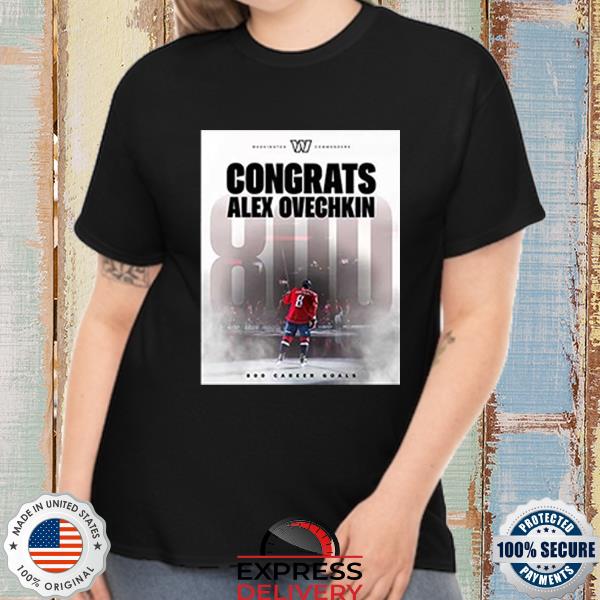 Congrats Alex Ovechkin Boo Career Goals Shirt