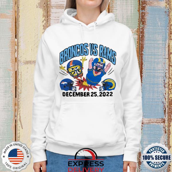 Denver Broncos vs. Los Angeles Rams SpongeBob 2022 shirt, hoodie