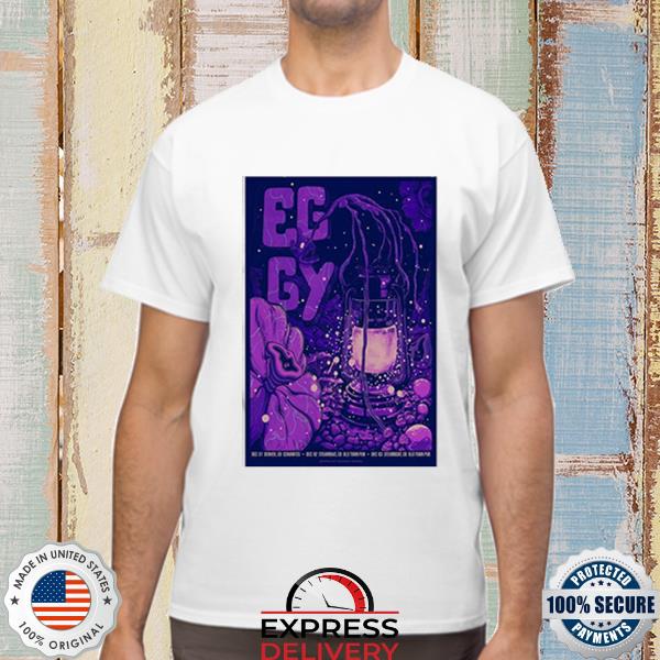 Eggy 2022 dec 1 denver CO cervantes and dec 23 steamboat CO Old Town pub poster t-shirt