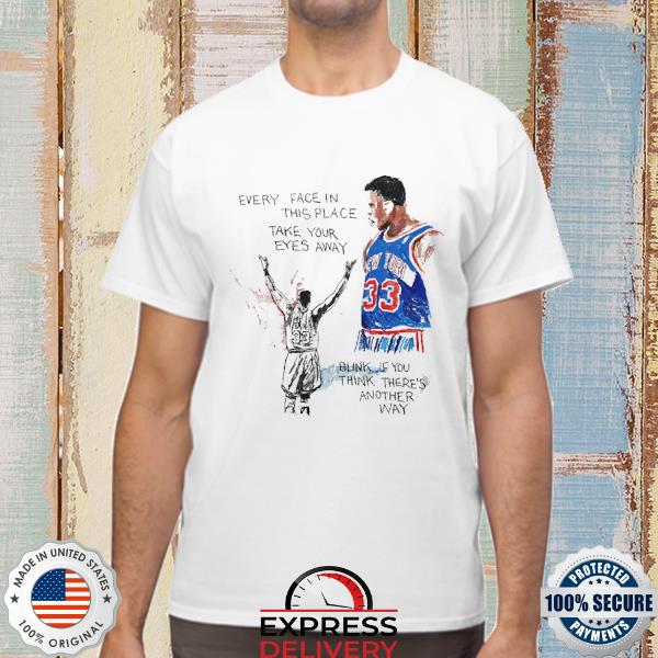 Ewing Charcoal Drawing Every Face In This Place Take Your Eyes Away Shirt
