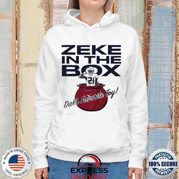 Ezekiel Elliott & Dak Prescott Zeke In The Box Dak'S Favorite Toy Shirt,  hoodie, sweater, long sleeve and tank top