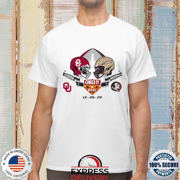 Florida Citrus Shop Cheez-It Bowl 2022 Sooners Vs Seminoles Football Logn Shirt