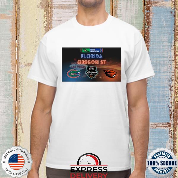 Florida Gators Vs Oregon State Beavers 2022 Las Vegas Bowl Shirt