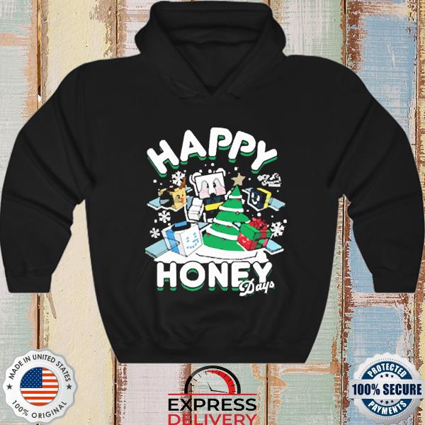 Honey Bee Tees Merry & Bright Hooded Sweatshirt