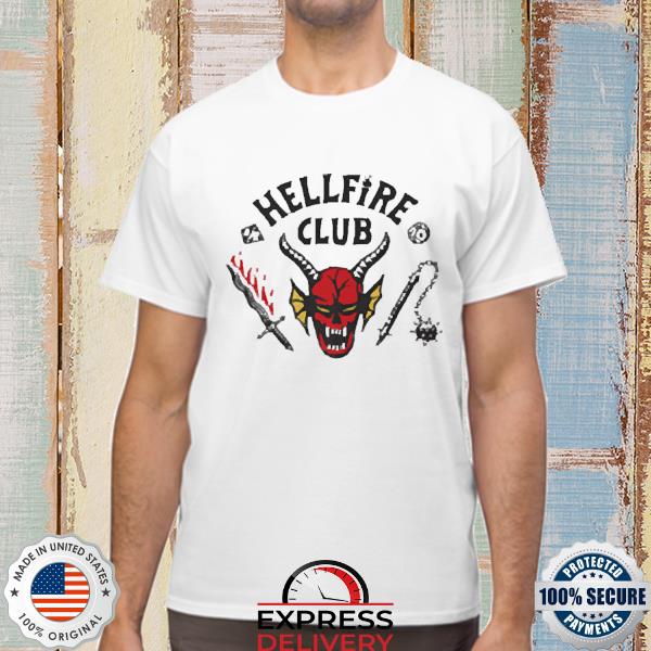 Hellfire Club Logo Raglan Baseball Shirt