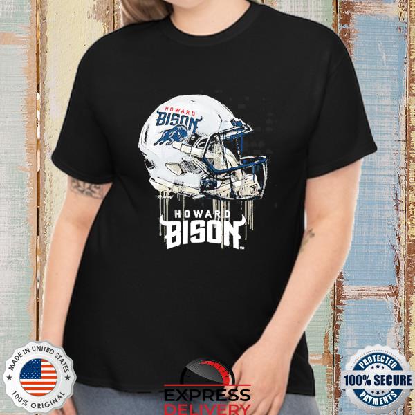 Howard Bison Youth Dripping Helmet T-Shirt