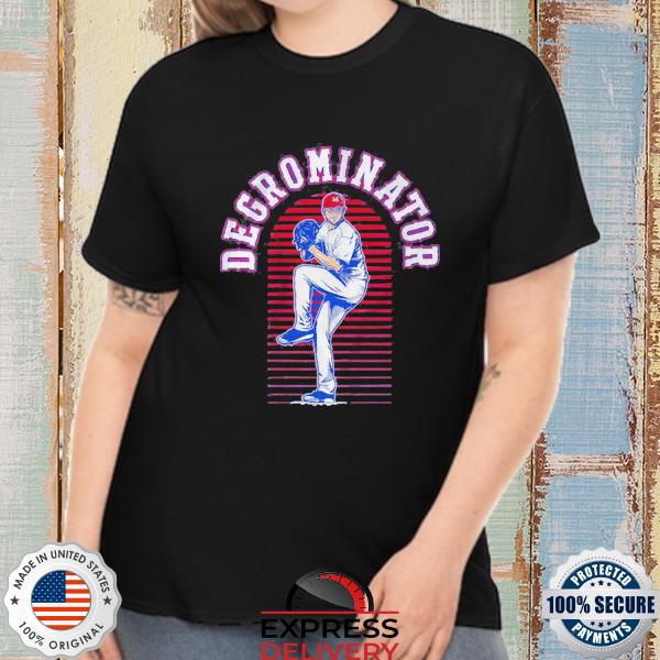 Jacob deGrom deGrominator Shirt, Texas - MLBPA Licensed. - BreakingT