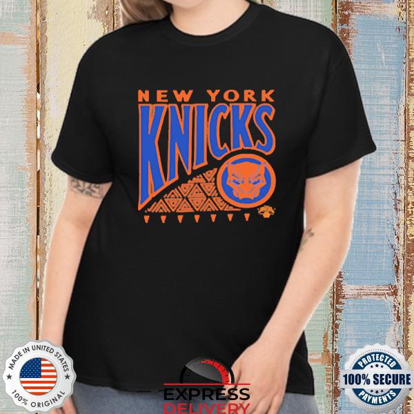 Junk Food Knicks Black Panther Pattern Shirt