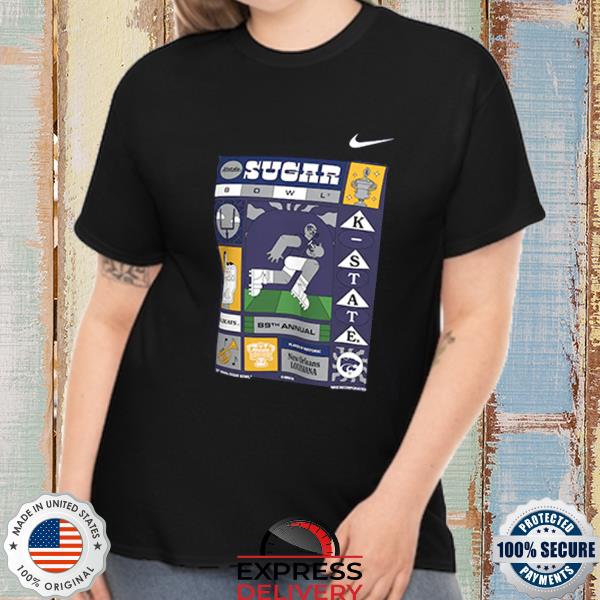 Kansas State Wildcats Nike 2022 Sugar Bowl Illustrated T-Shirt