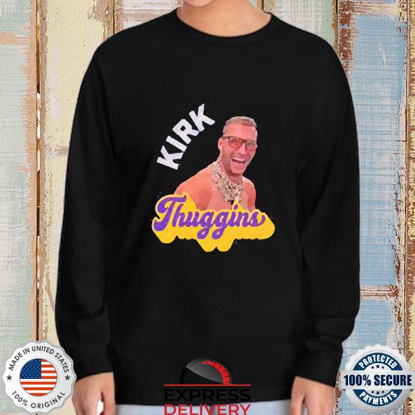 Long Sleeve Purple Vikings Kirk Thuggins Logo T-Shirt Adult at