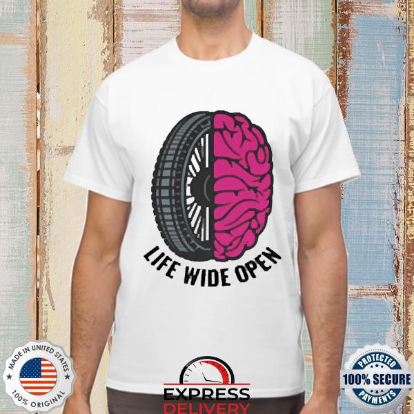 Left Brain Right Brain Life Wide Open Shirt