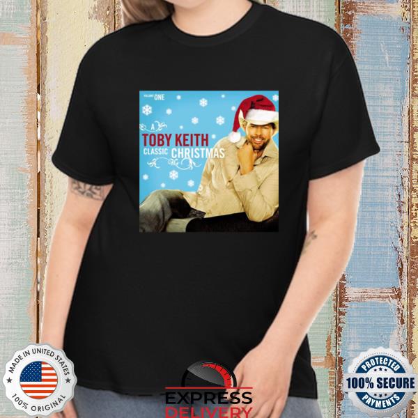Merry Xmas With Toby Keith Wearing Santa Hat shirt