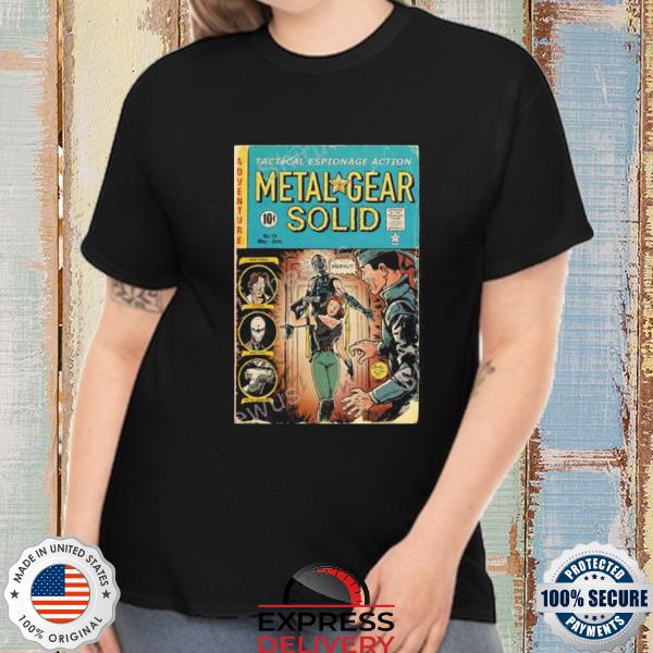 Metal gear solid comic book covers shirt, hoodie, sweater, long