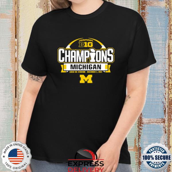 Michigan wolverines 2022 big ten championship shirt